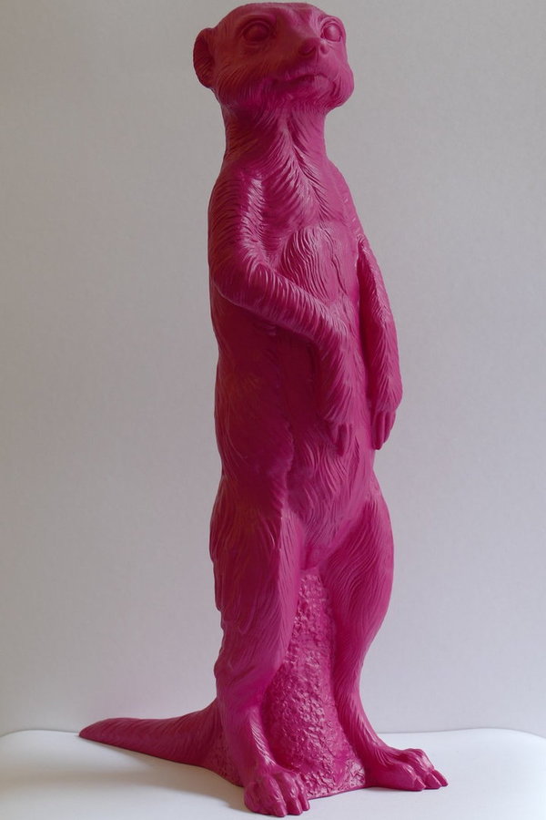 Erdmännchen, pink, Ottmar Hörl