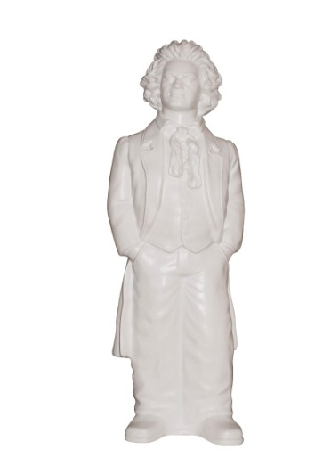 Beethoven II, weiß, Höhe 47 cm, Ottmar Hörl, sofort lieferbar!